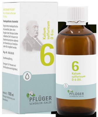 Schüßler-Salz Nr. 6 Kalium sulfuricum D6 100 ml Tropfen