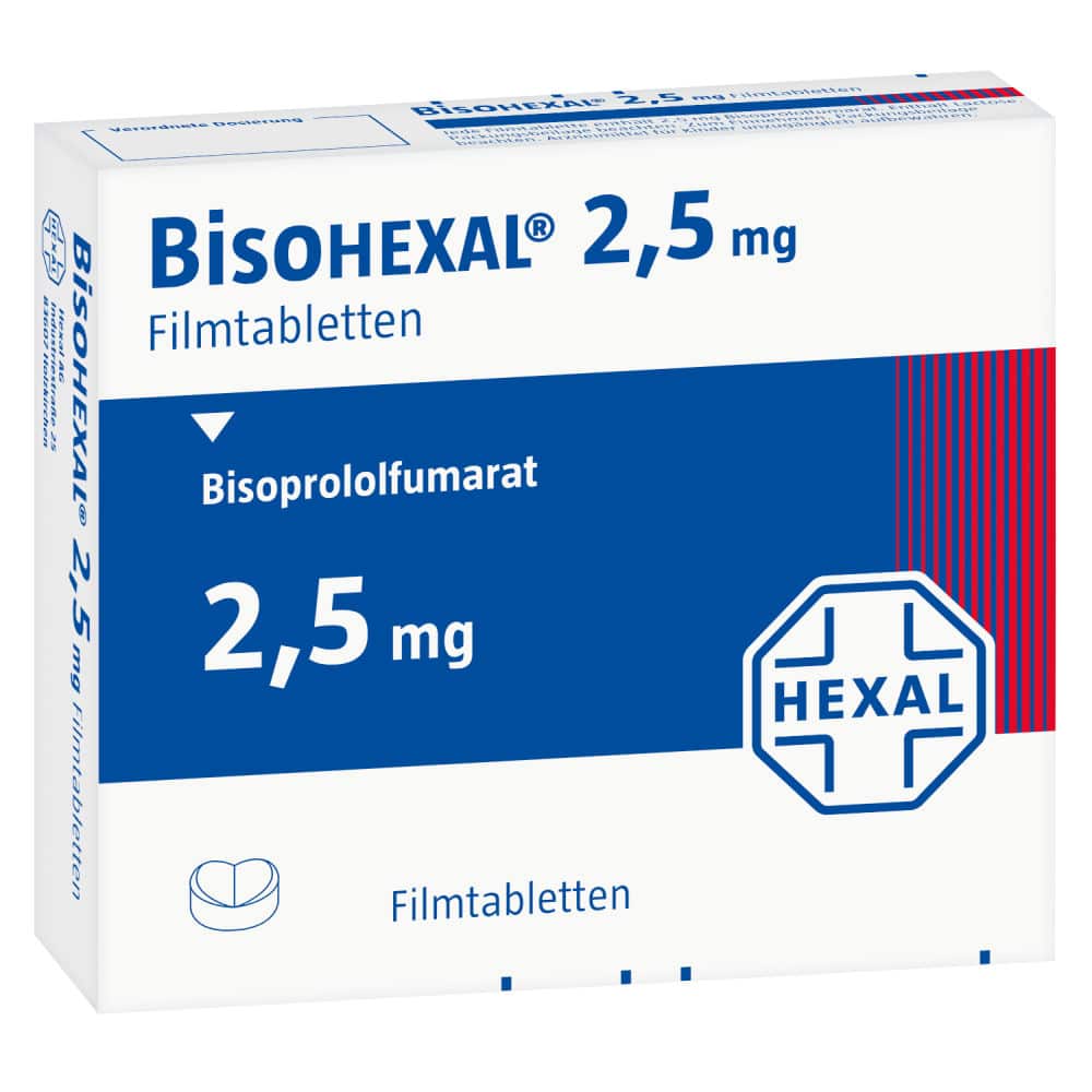 BisoHEXAL 2,5mg 100 St Filmtabletten