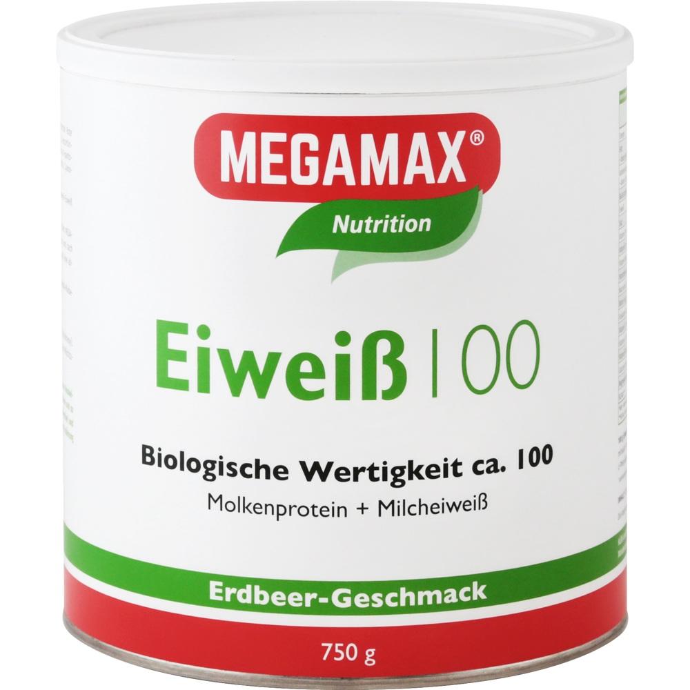 EIWEISS 100 Erdbeer Megamax Pulver 750 g Pulver