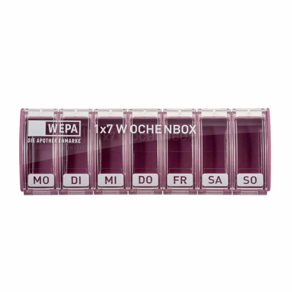 WEPA 1x7 Wochenbox farbig sortiert pastell 1 St