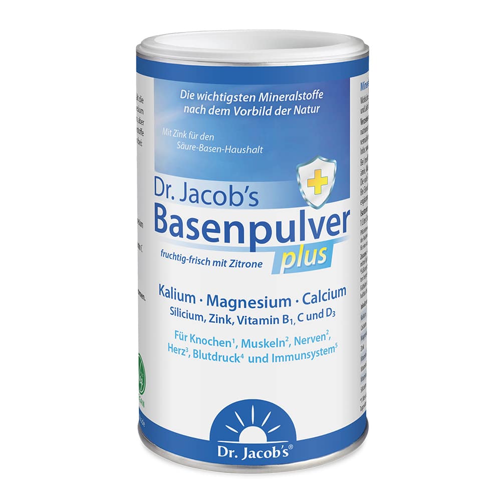 Dr. Jacob's Basenpulver plus Basen-Citrat-Mineralstoffe