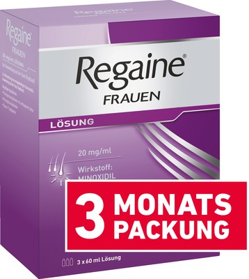 Regaine FRAUEN Lösung (3 Mon. Packung) bei erblich bedingtem Haarausfall