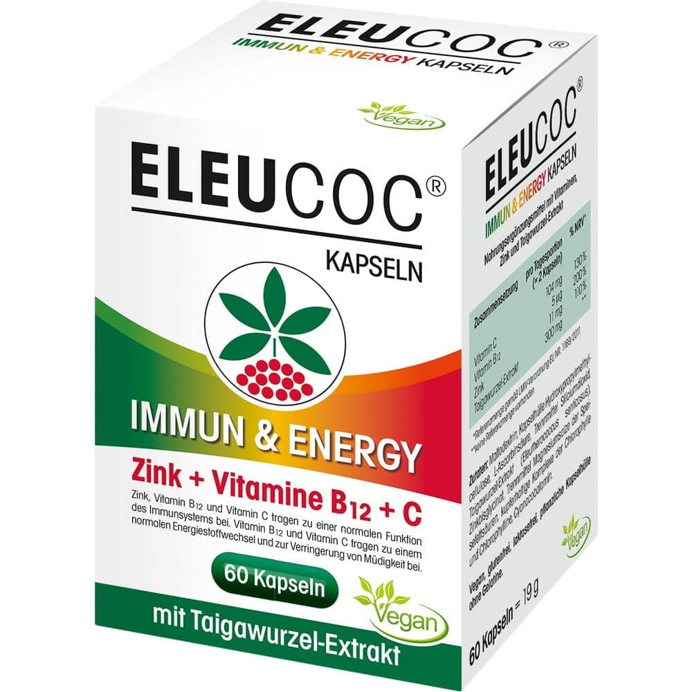 ELEUCOC IMMUN &amp; ENERGY 60 St Kapseln