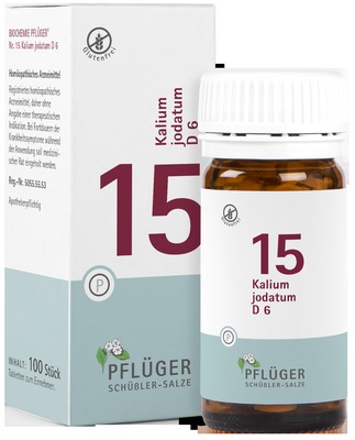 Schüßler-Salz Nr. 15 Kalium jodatum D6 100 St Tabletten