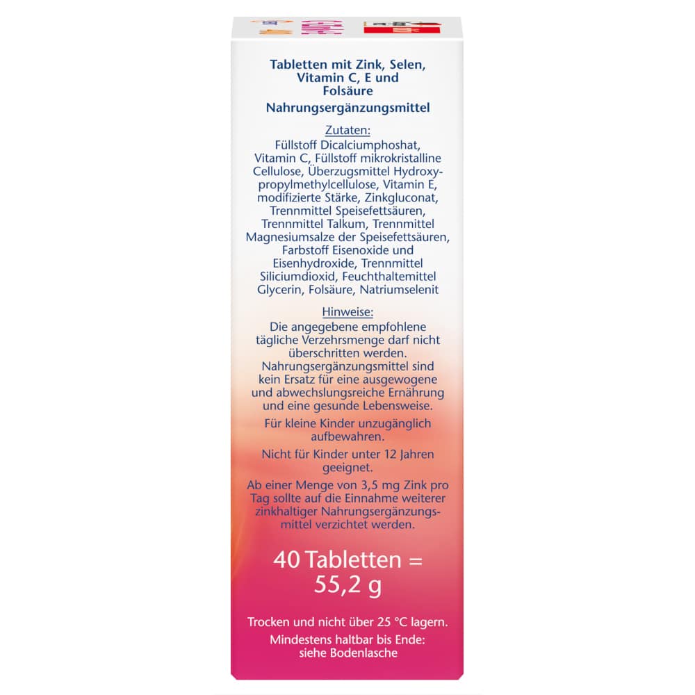 Doppelherz aktiv C + Zink + E 400 DEPOT 40 St Tabletten