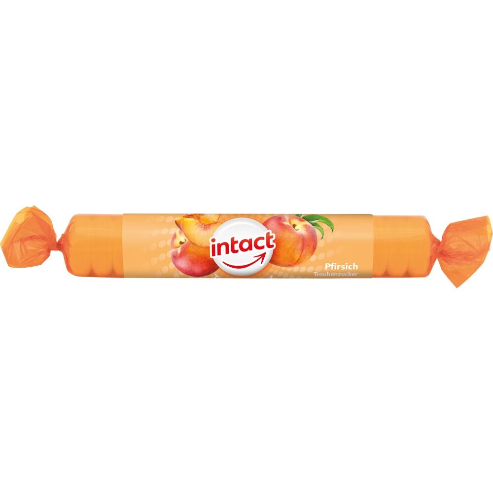 intact Traubenzucker Rolle Pfirsich 40 g Bonbons