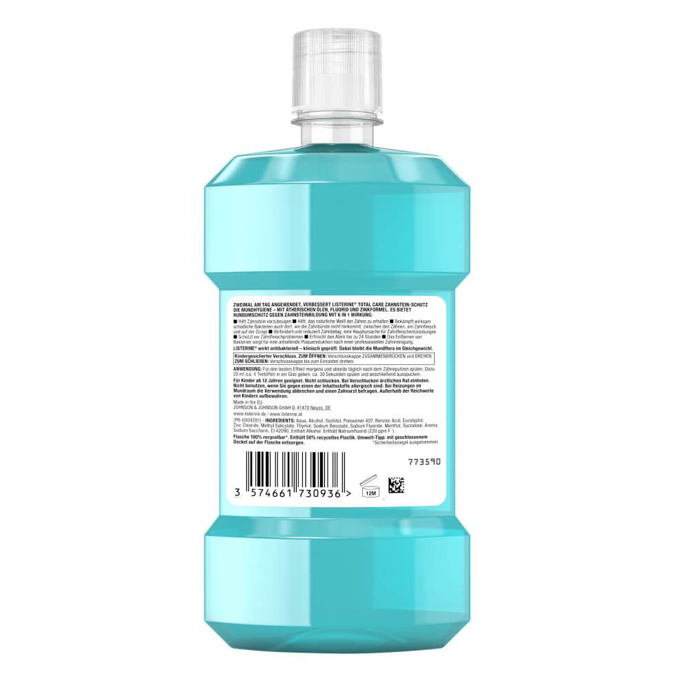 LISTERINE Total Care Zahnstein-Schutz 500 ml Lösung LISTERINE Total Care Zahnstein-Schutz 500 ml Lösung