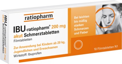 IBU-ratiopharm 200 akut  10 St Filmtabletten