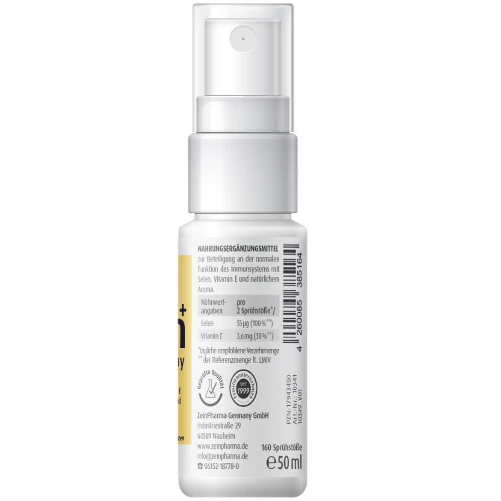 Zein Pharma Selen+ Spray Citrusfrüchte Geschmack 55µg 50 ml Spray