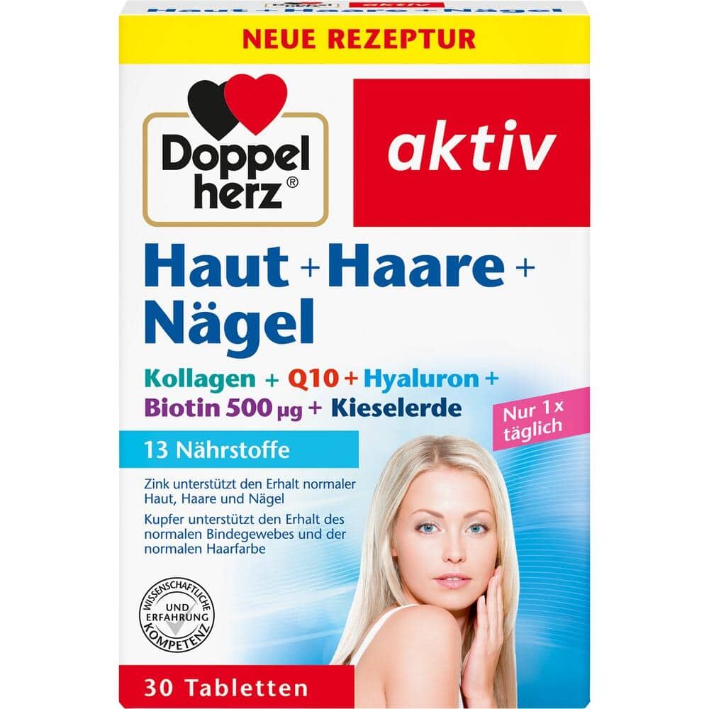 Doppelherz aktiv Haut + Haare + Nägel  30 St Tabletten