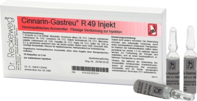 CINNARIN Gastreu R 49 Injekt Ampullen 10X2 ml Ampullen