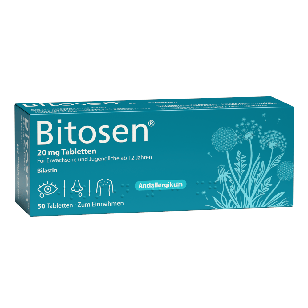 Bitosen 20 mg Antiallergikum 50 St Tabletten