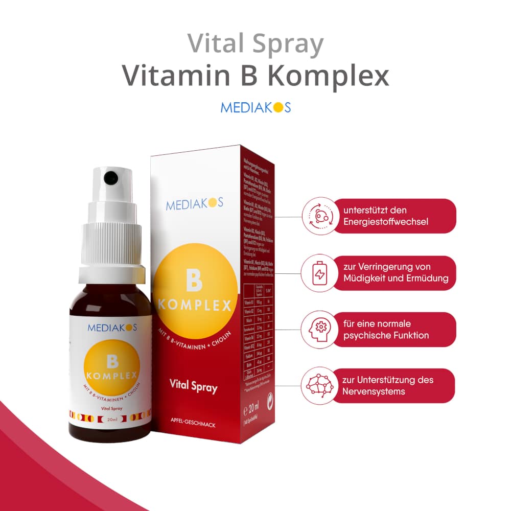 MEDIAKOS B KOMPLEX Vital Spray 20 ml Spray