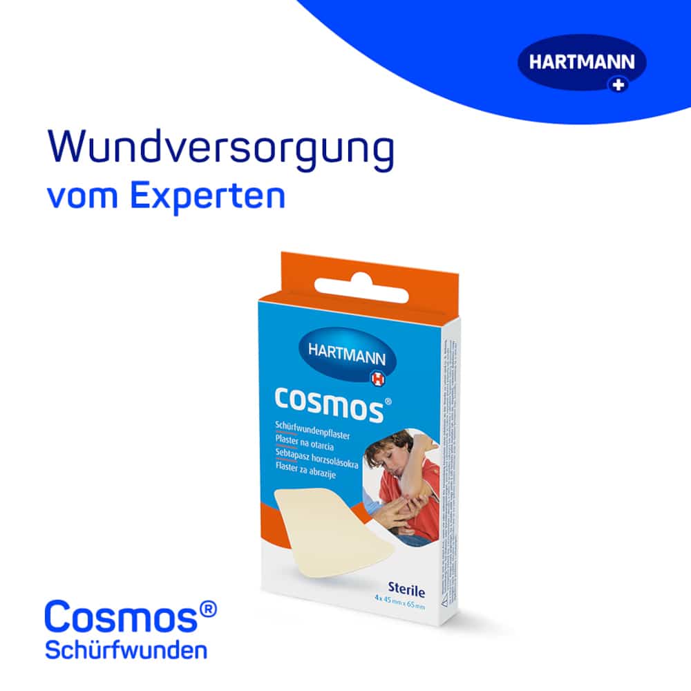 HARTMANN cosmos Schürfwundenpflaster 4 St Pflaster