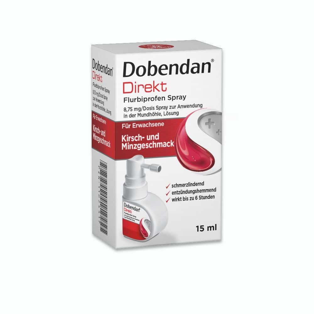 Dobendan Direkt Flurbiprofen Spray - bei Halsschmerzen 83 Sprühstöße Spray