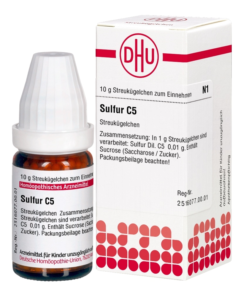 SULFUR C 5 Globuli 10 g Globuli