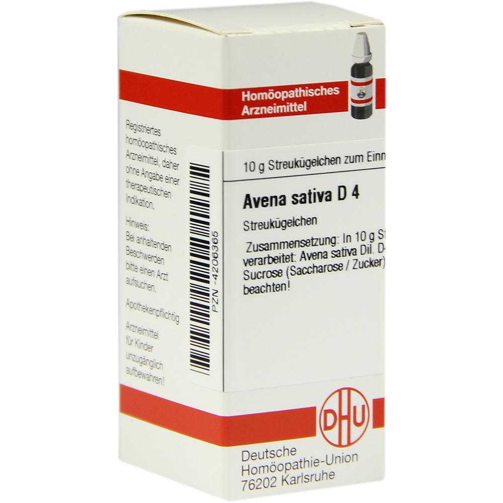 AVENA SATIVA D 4 Globuli 10 g Globuli