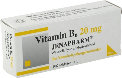 VITAMIN B6 20 mg Jenapharm 100 St Tabletten