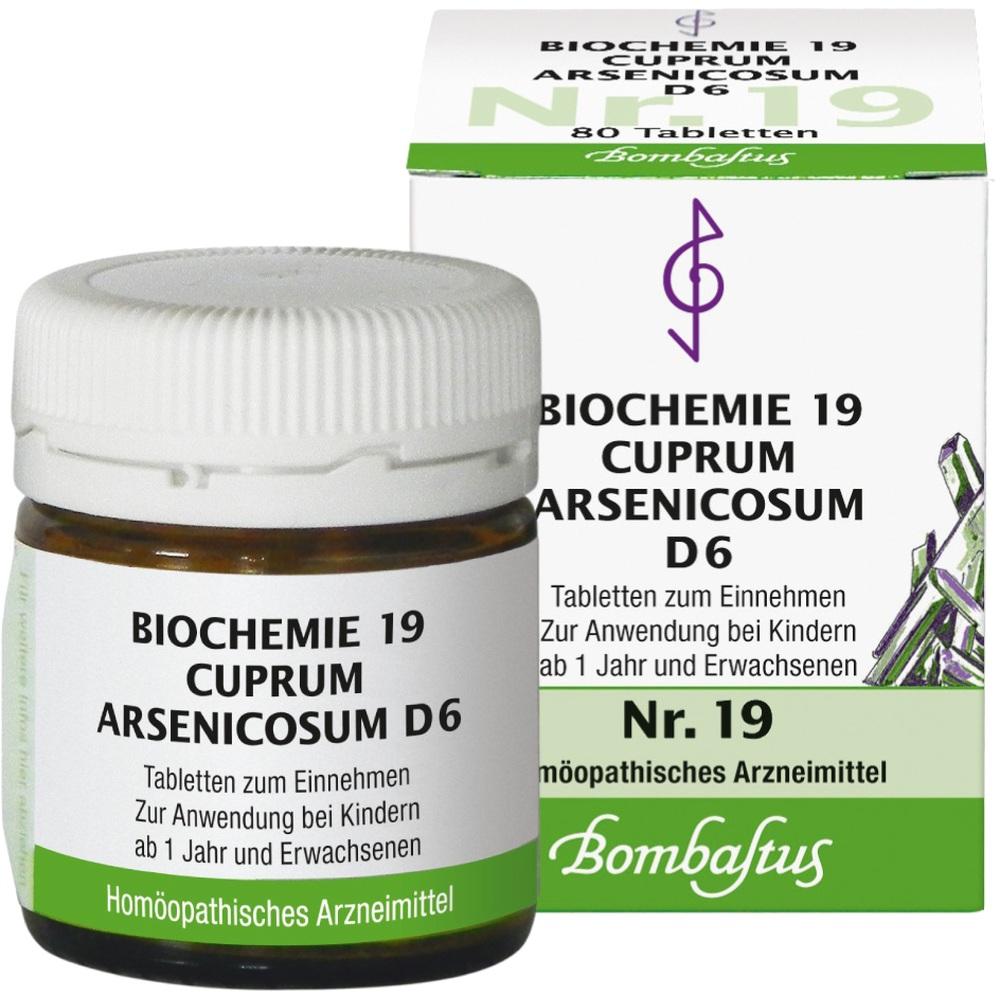BIOCHEMIE 19 Cuprum arsenicosum D 6  80 St Tabletten