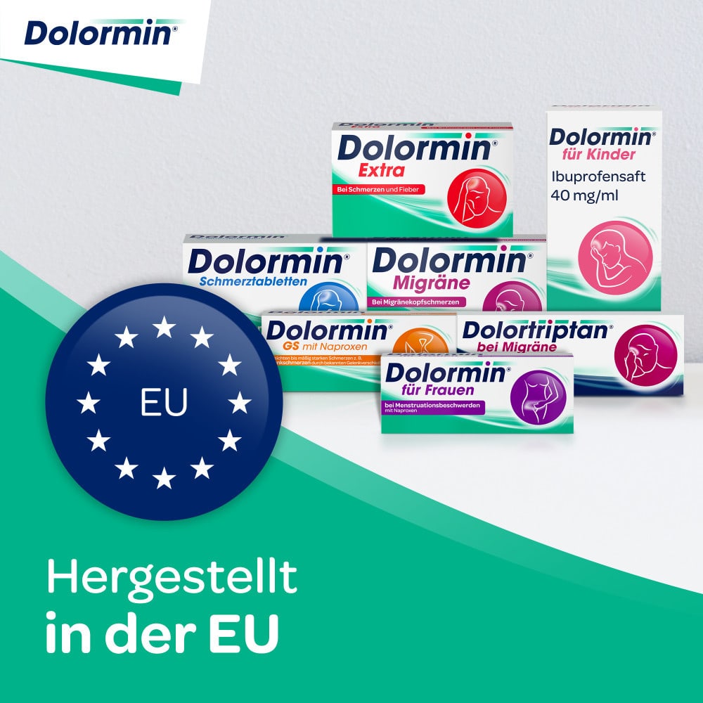 Dolormin Extra Ibu-Lysin Tabletten bei Schmerzen und Fieber
