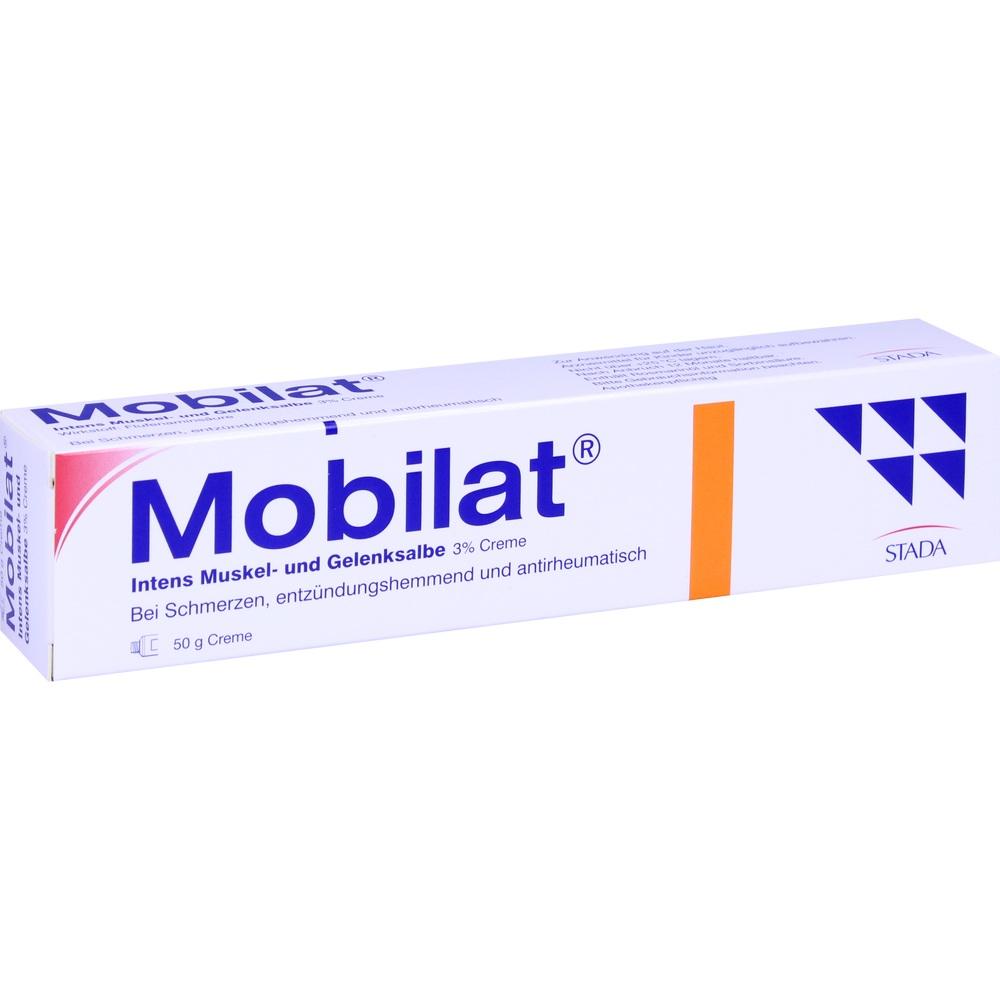 Mobilat Intens Muskel- und Gelenksalbe 3% 50 g Creme