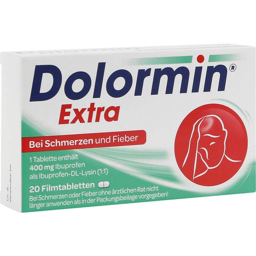 Dolormin Extra Ibu-Lysin Tabletten bei Schmerzen und Fieber