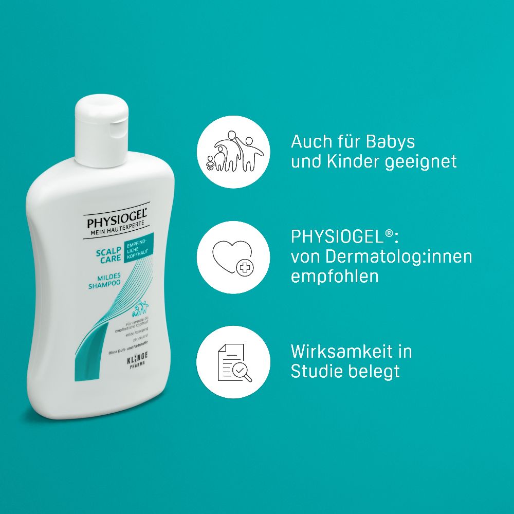 PHYSIOGEL SCALP CARE MILDES SHAMPOO 250 ml Shampoo