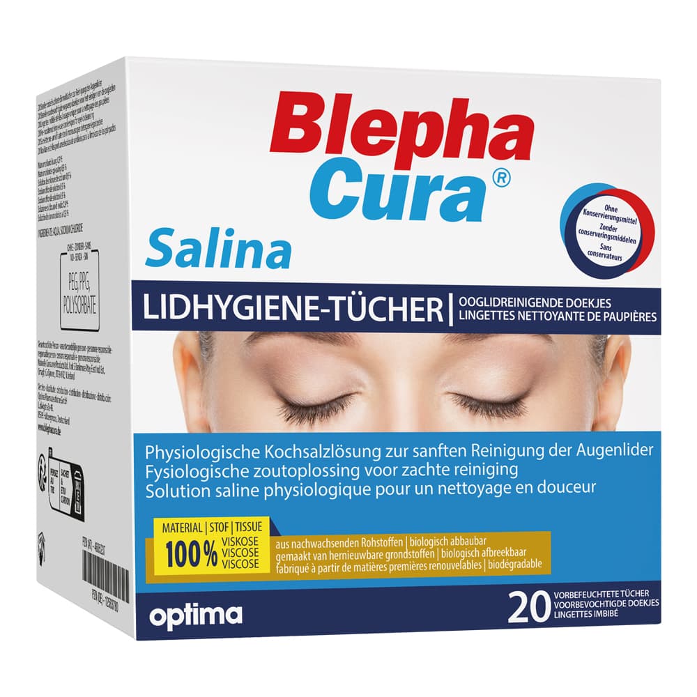 BlephaCura Salina LIDHYGIENE-TÜCHER 20 St Tücher