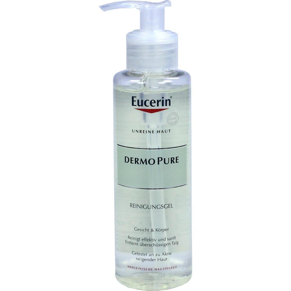 Eucerin DERMOPURE Reinigungsgel gegen Pickel und unreine Haut + 3 € sparen* 200 ml Gel