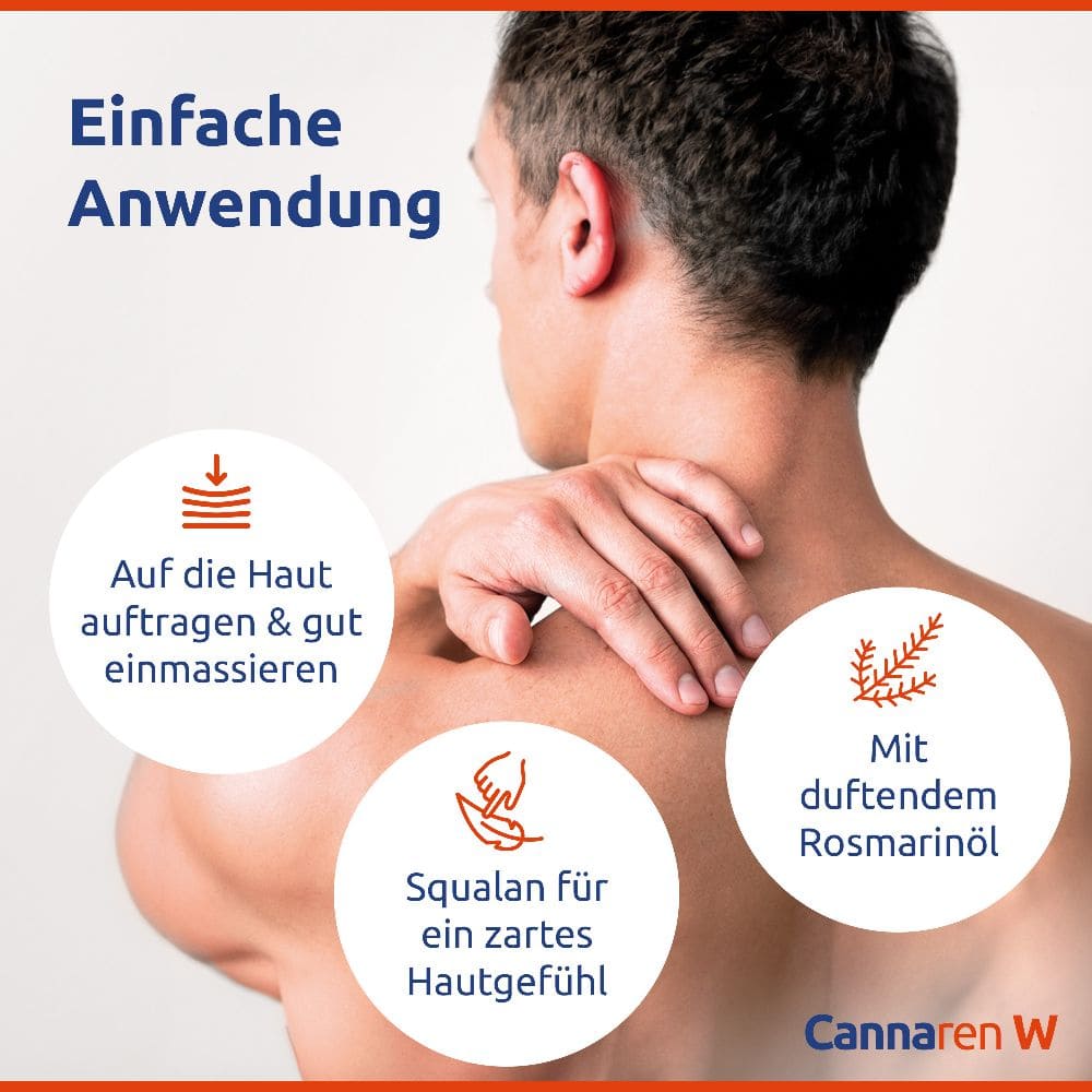 Cannaren CANNABIS Wärmendes CBD Muskel- und Gelenkgel 100 ml Gel