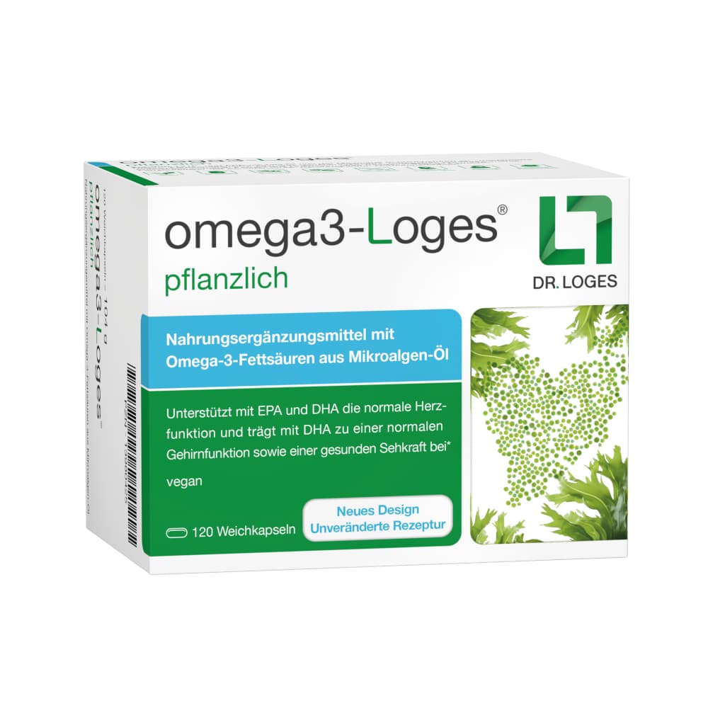 omega3-Loges pflanzlich 120 St Kapseln