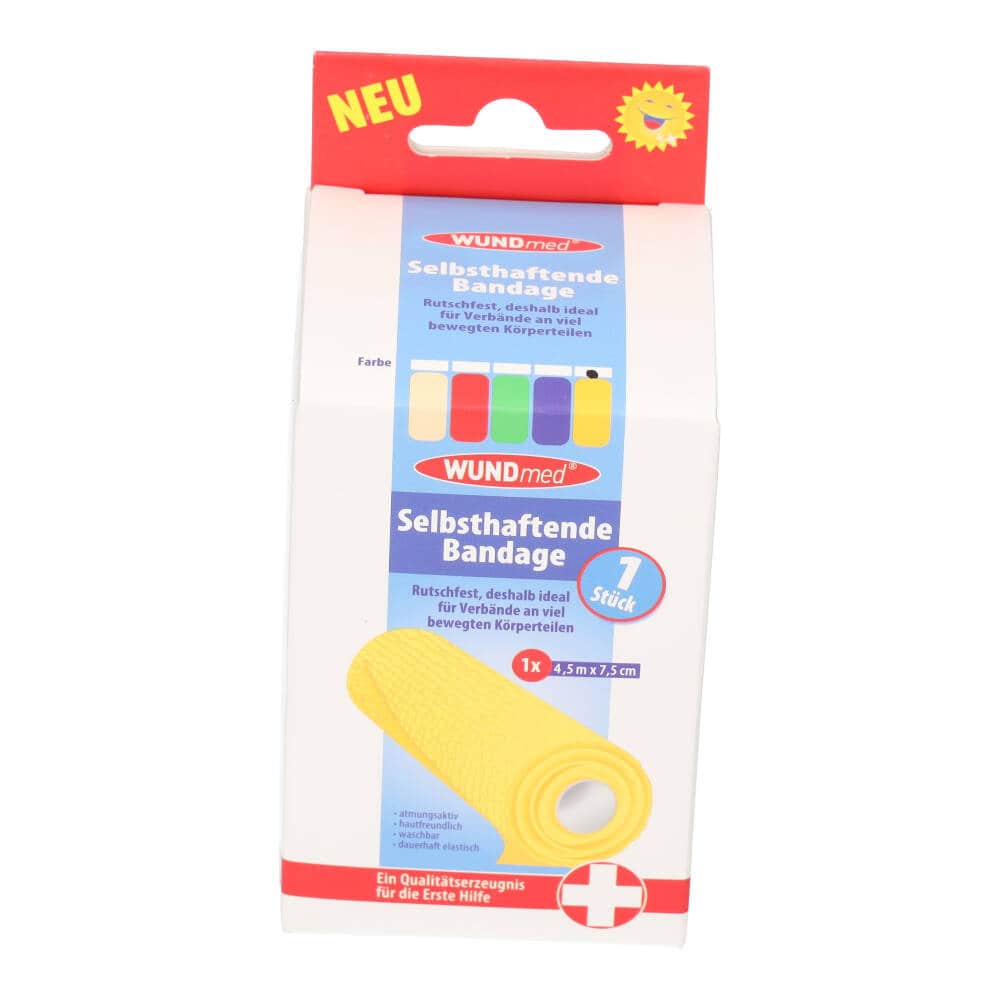 BANDAGE selbsthaftend 7,5 cmx4,5 m farb.sort. 1 St Bandage