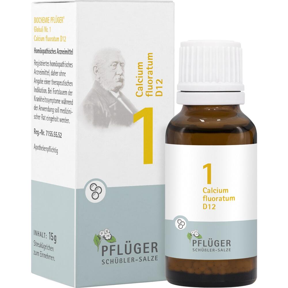 Schüßler-Salz Nr. 1 Calcium fluoratum D12 15 g Globuli