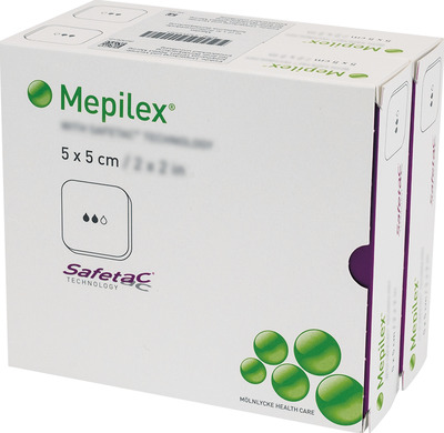 MEPILEX 5x5 cm Schaumverband 10 St Verband