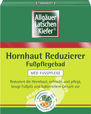 Allgäuer Latschen Kiefer Hornhaut Reduzierer Fußpflegebad  10X10 g Bad