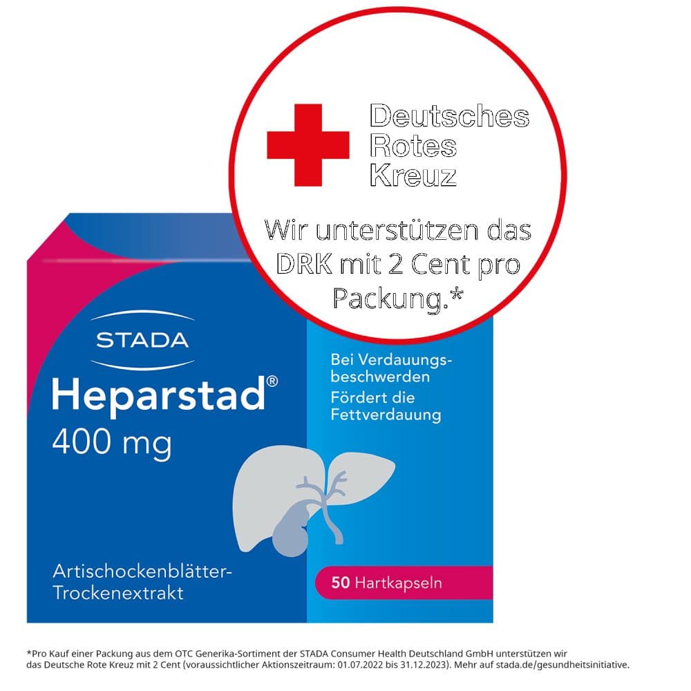 Heparstad 400mg 50 St Hartkapseln