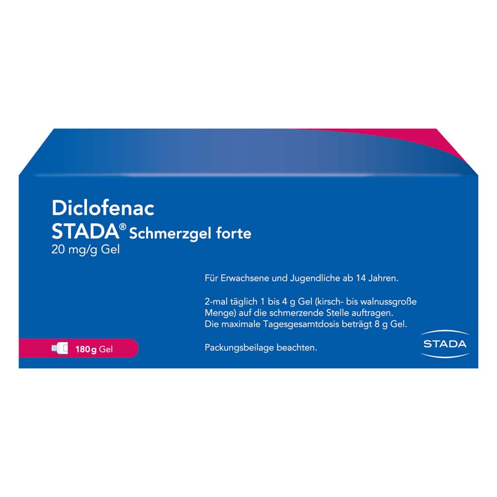 Diclofenac STADA Schmerzgel forte 20 mg/g  180 g Gel