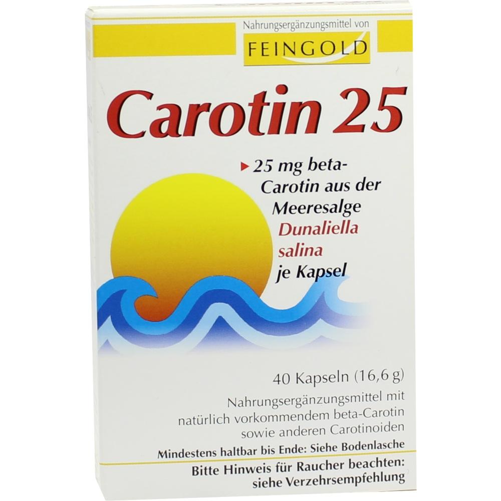CAROTIN 25 Feingold Kapseln 40 St Kapseln