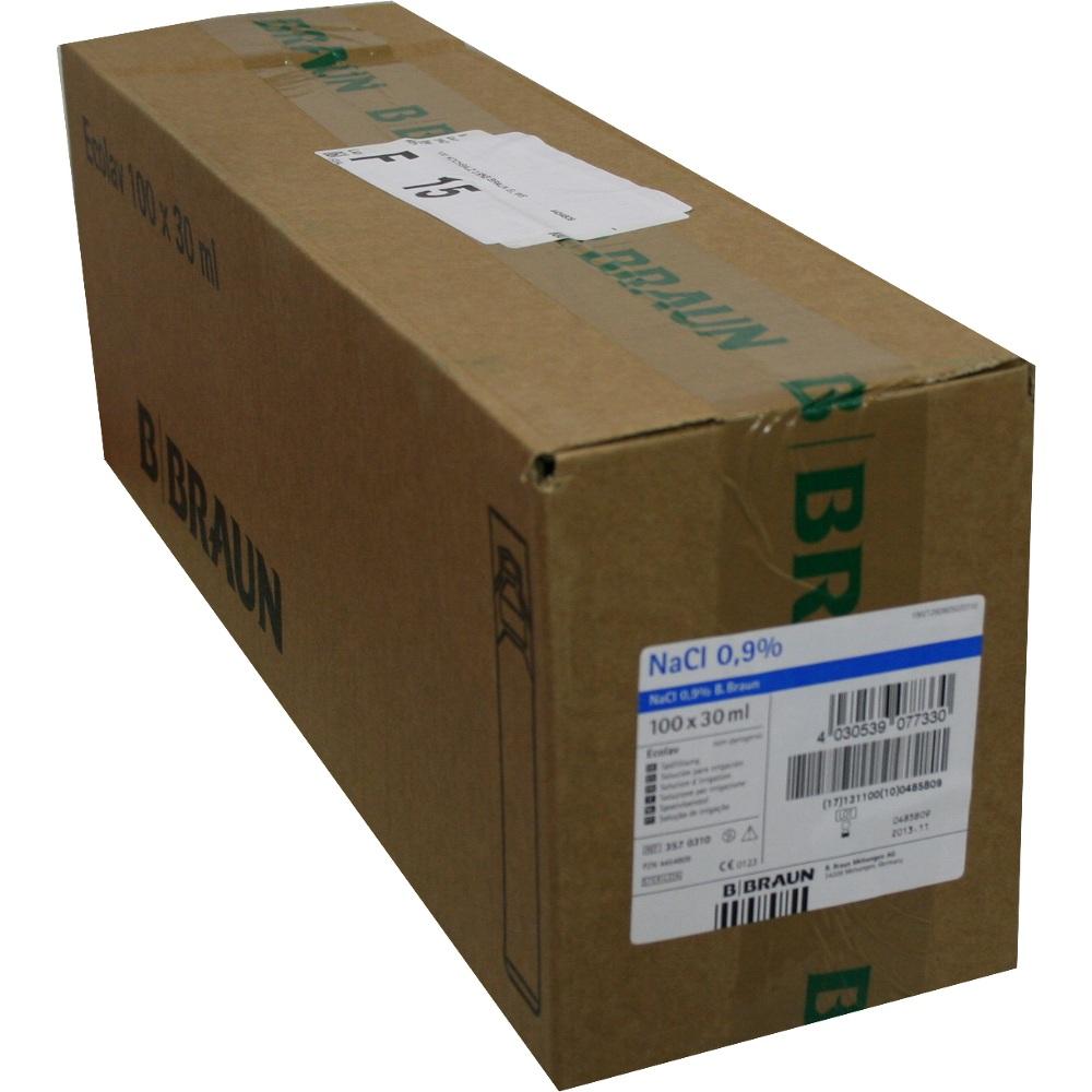 KOCHSALZLÖSUNG 0,9% B.Braun Spüllsg.Ecolav WE 100X30 ml Spüllösung 100X30 ml