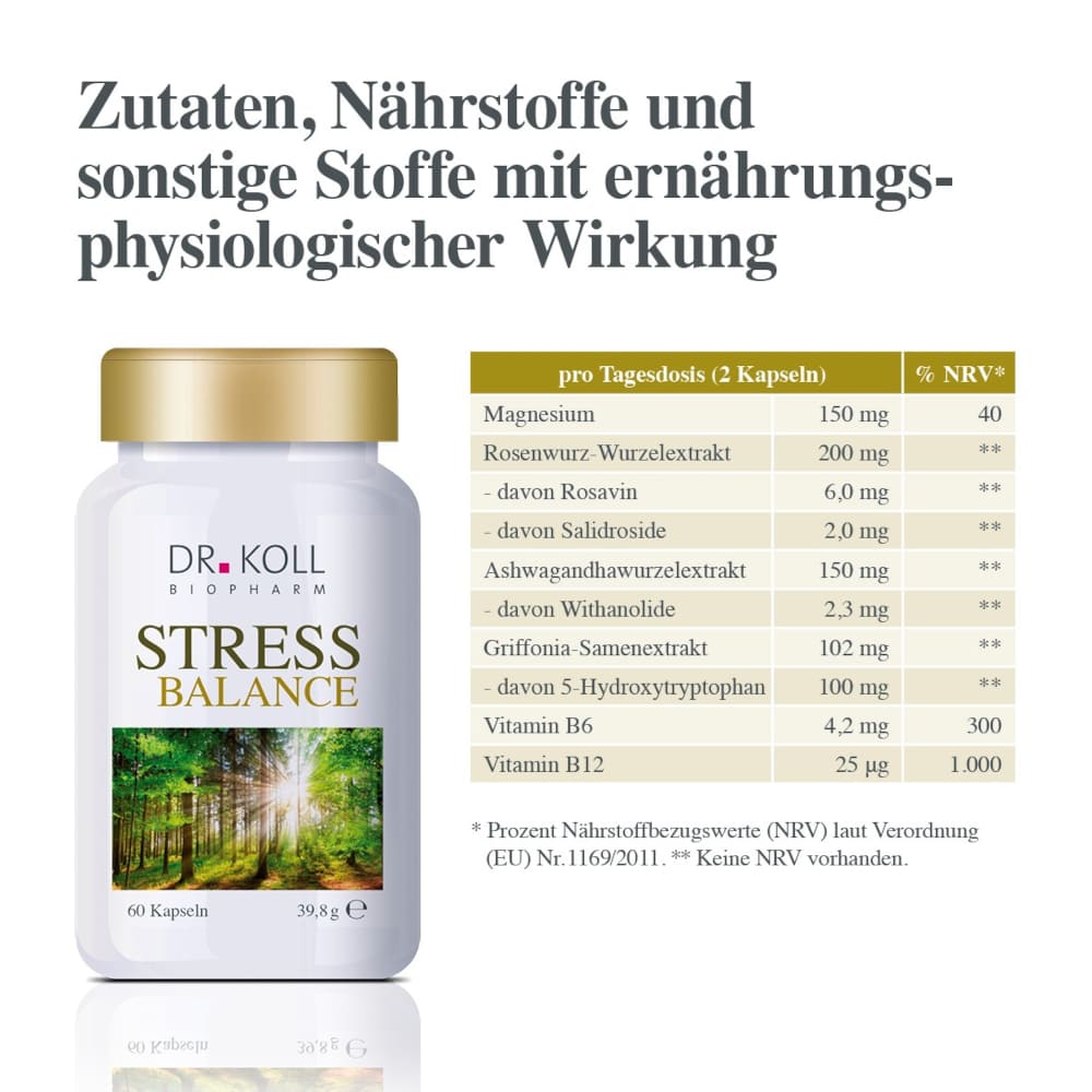 DR. KOLL STRESS BALANCE 60 St Kapseln