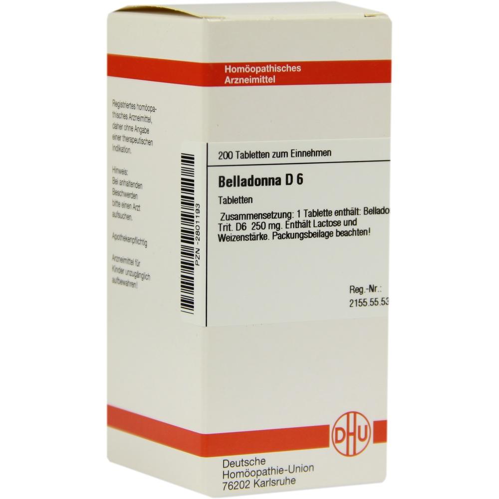 BELLADONNA D 6 Tabletten 200 St Tabletten