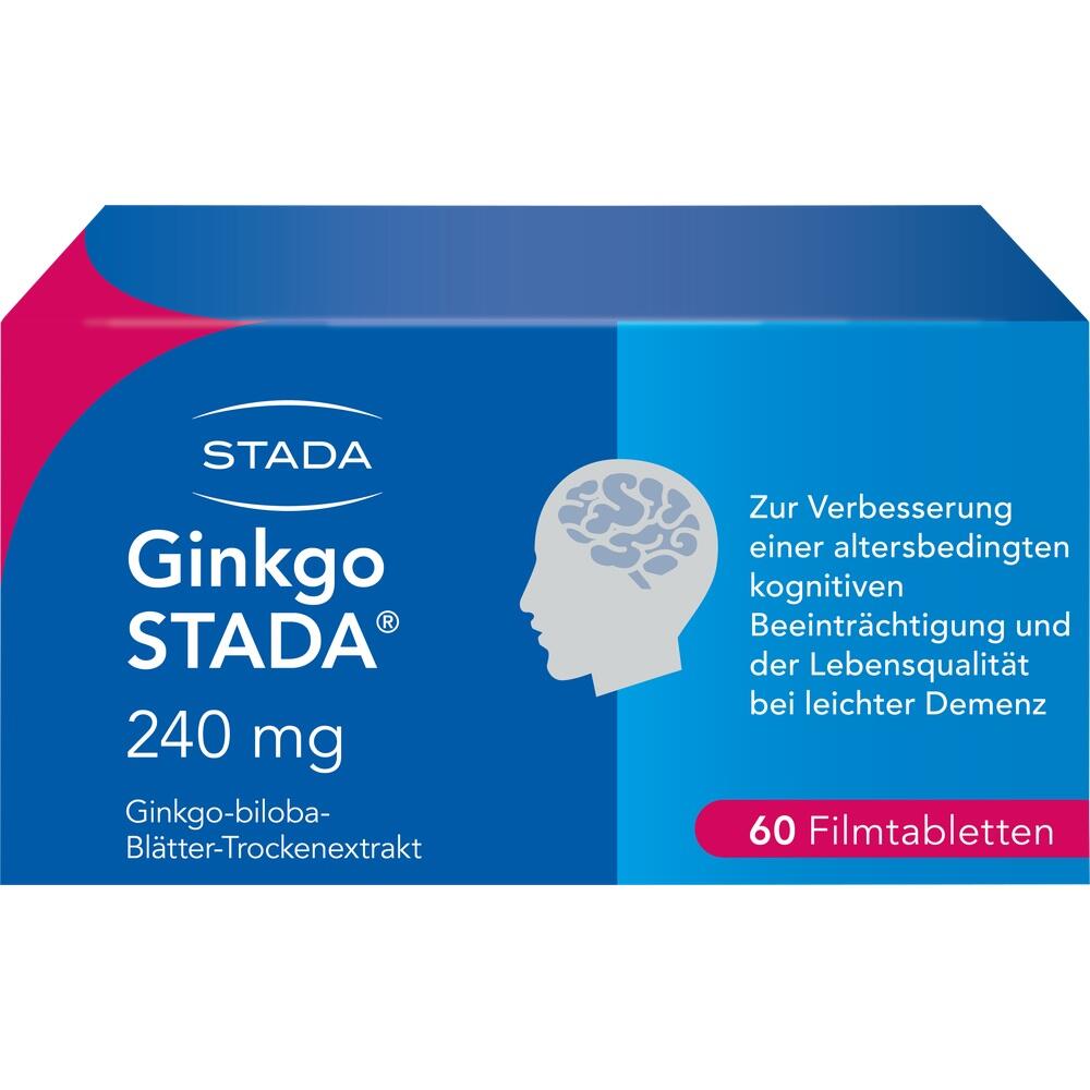 Ginkgo STADA 240mg - 2x 15 €-Aktion*  60 St Filmtabletten
