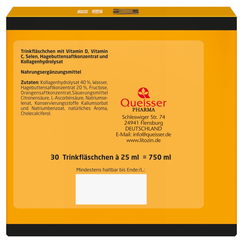 LITOZIN HAGEBUTTE+KOLLAGEN 30X25 ml Ampullen