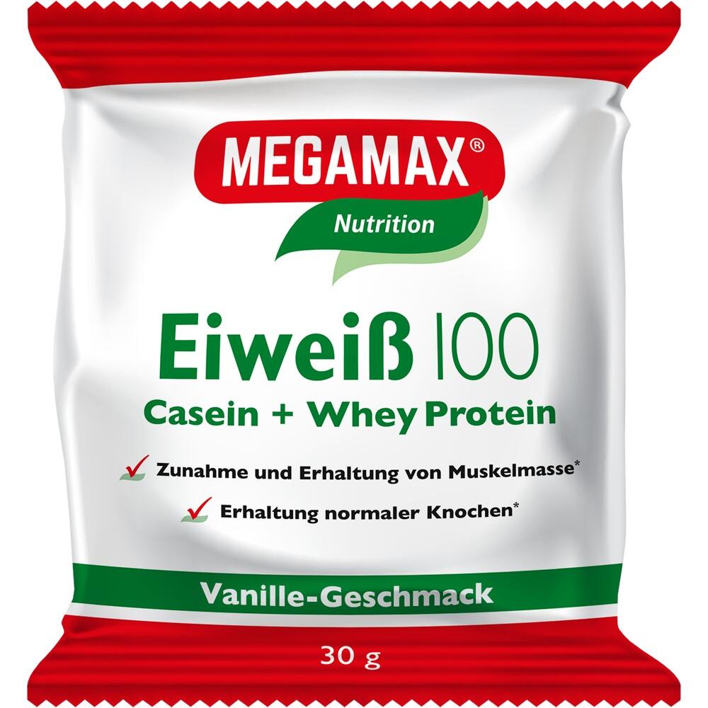 EIWEISS 100 Vanille Megamax Pulver 30 g Pulver