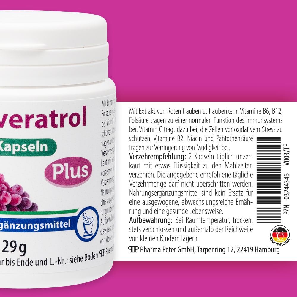 RESVERATROL plus Kapseln 60 St Kapseln