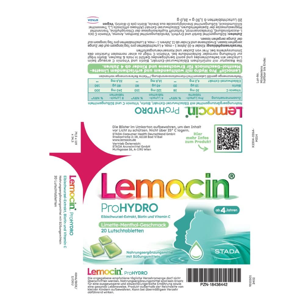 Lemocin ProHYDRO 20 St Lutschtabletten
