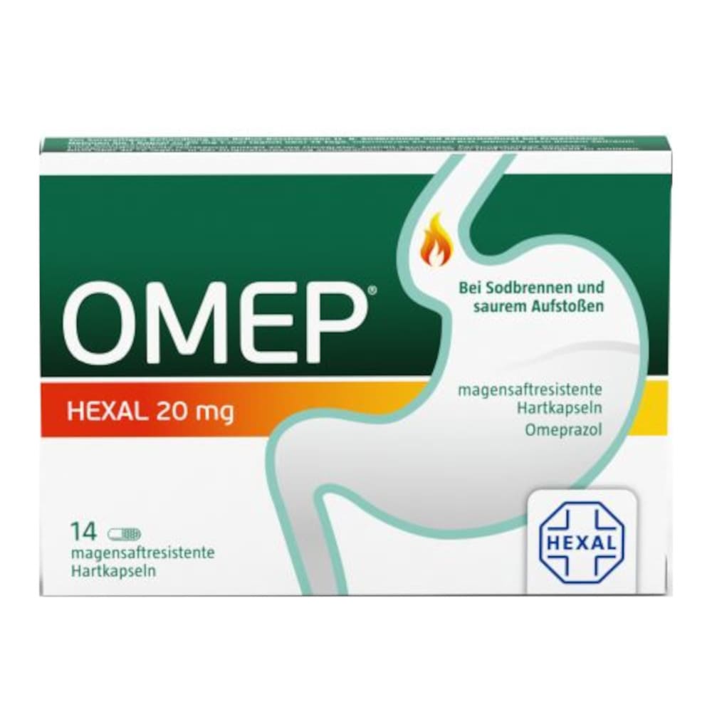 OMEP HEXAL 20 mg 14 St Magensaftresistente Hartkapseln