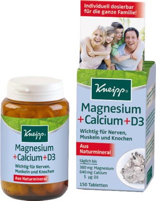 Kneipp Magnesium + Calcium  150 St Tabletten