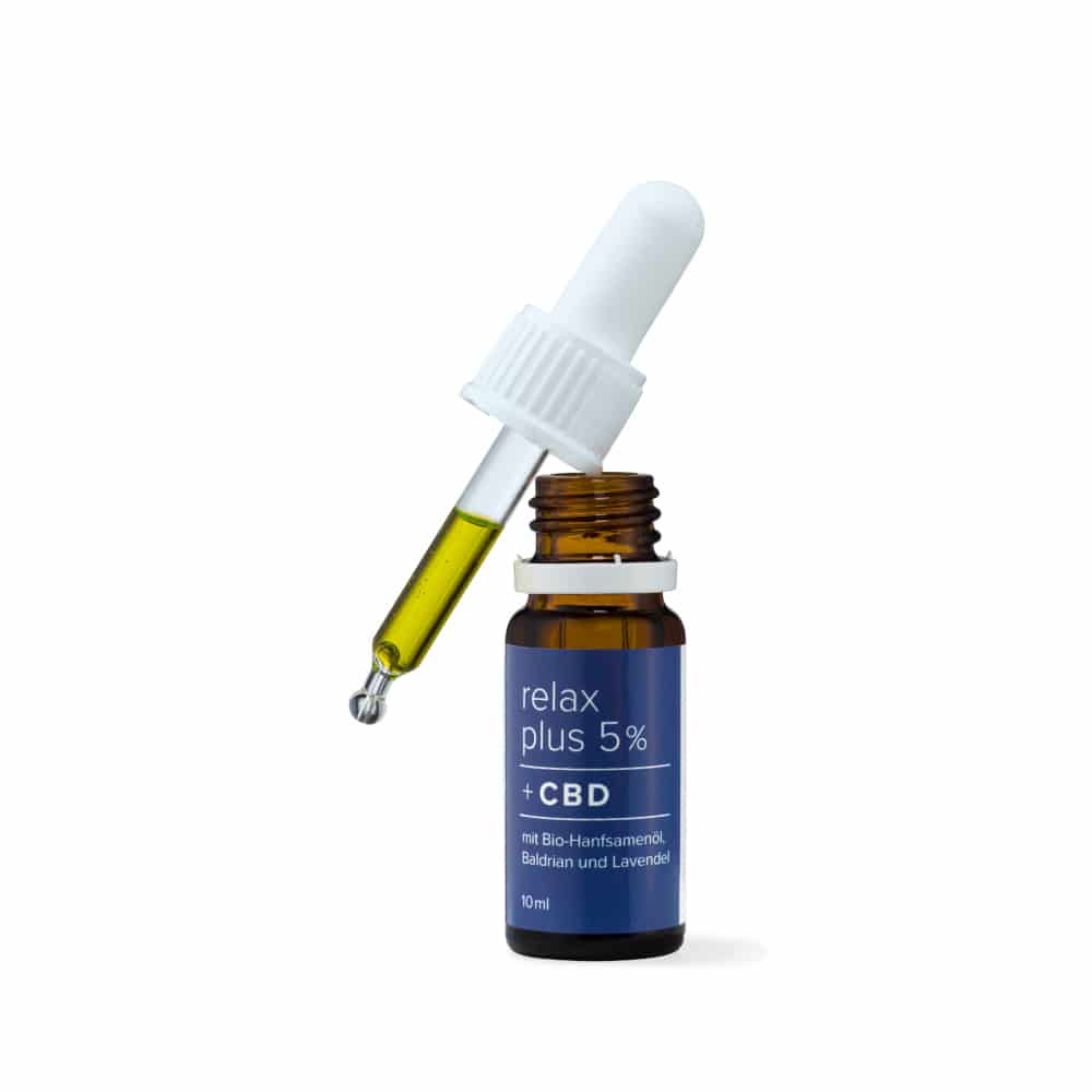 CannRelief relax plus 5% + CBD 10 ml Öl