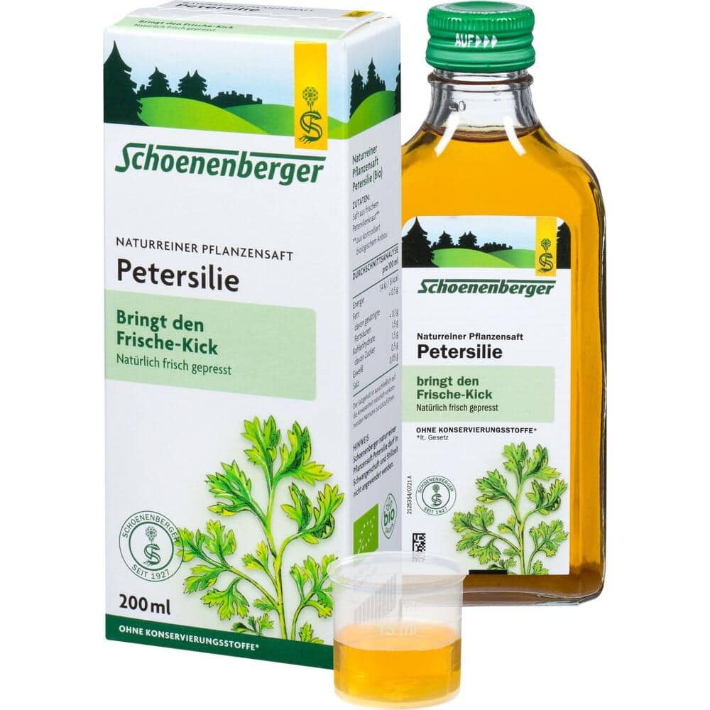 Schoenenberger Naturreiner Pflanzensaft Petersilie 200 ml Saft